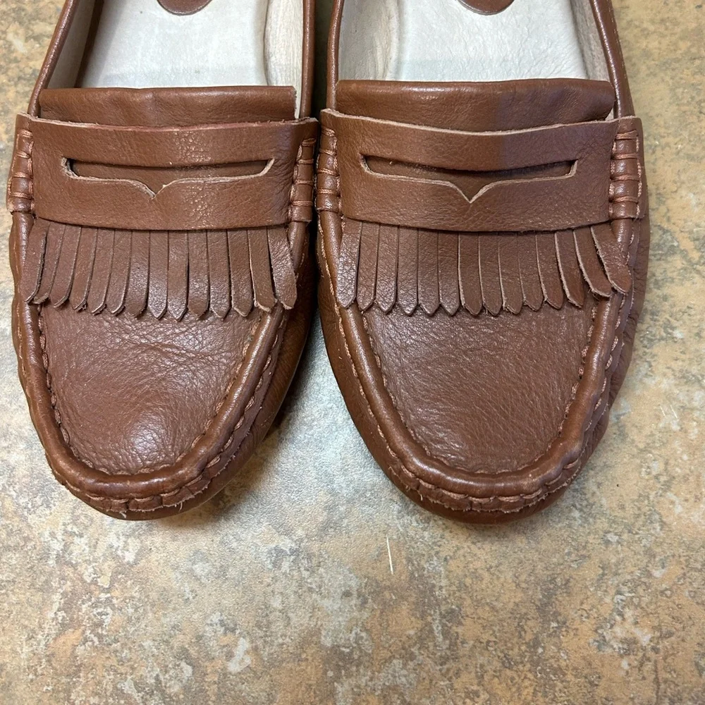 Antonio Melani Camel Brown Driving Loafers